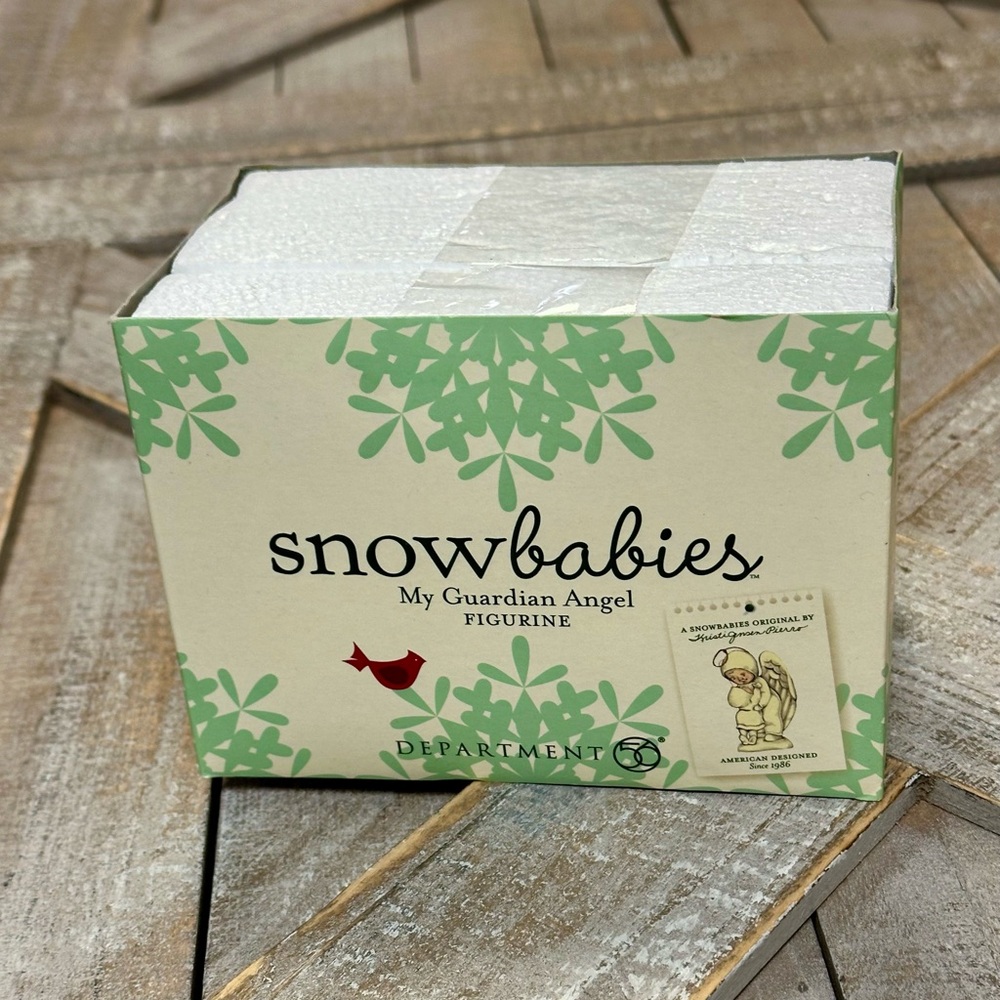 New in Box Snowbabies My Guardian Angel